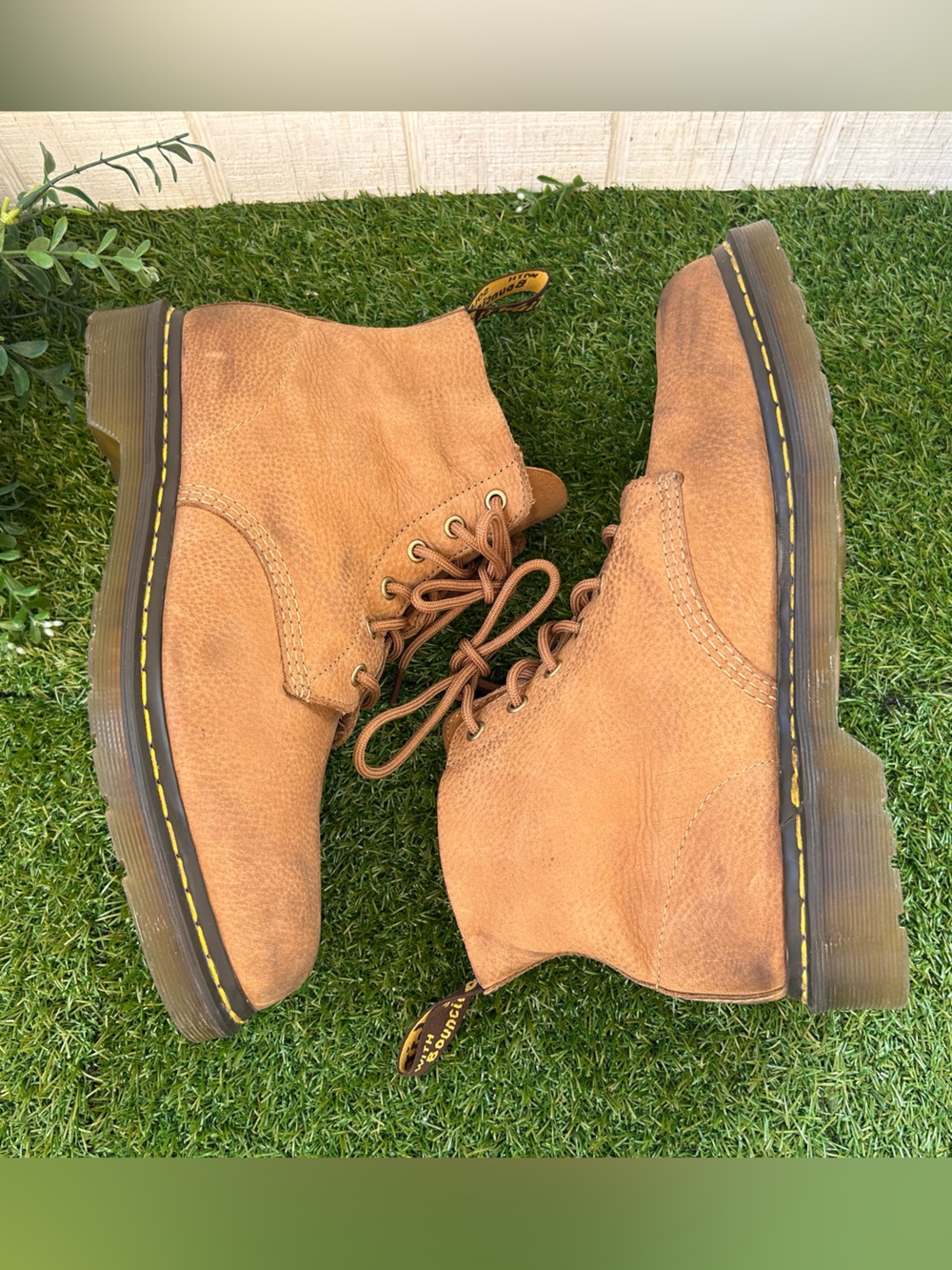 Dr. Martens 1460 Nubuck Boots DR. MARTENS
Men size 11women 12 gently used - Picture 7 of 16